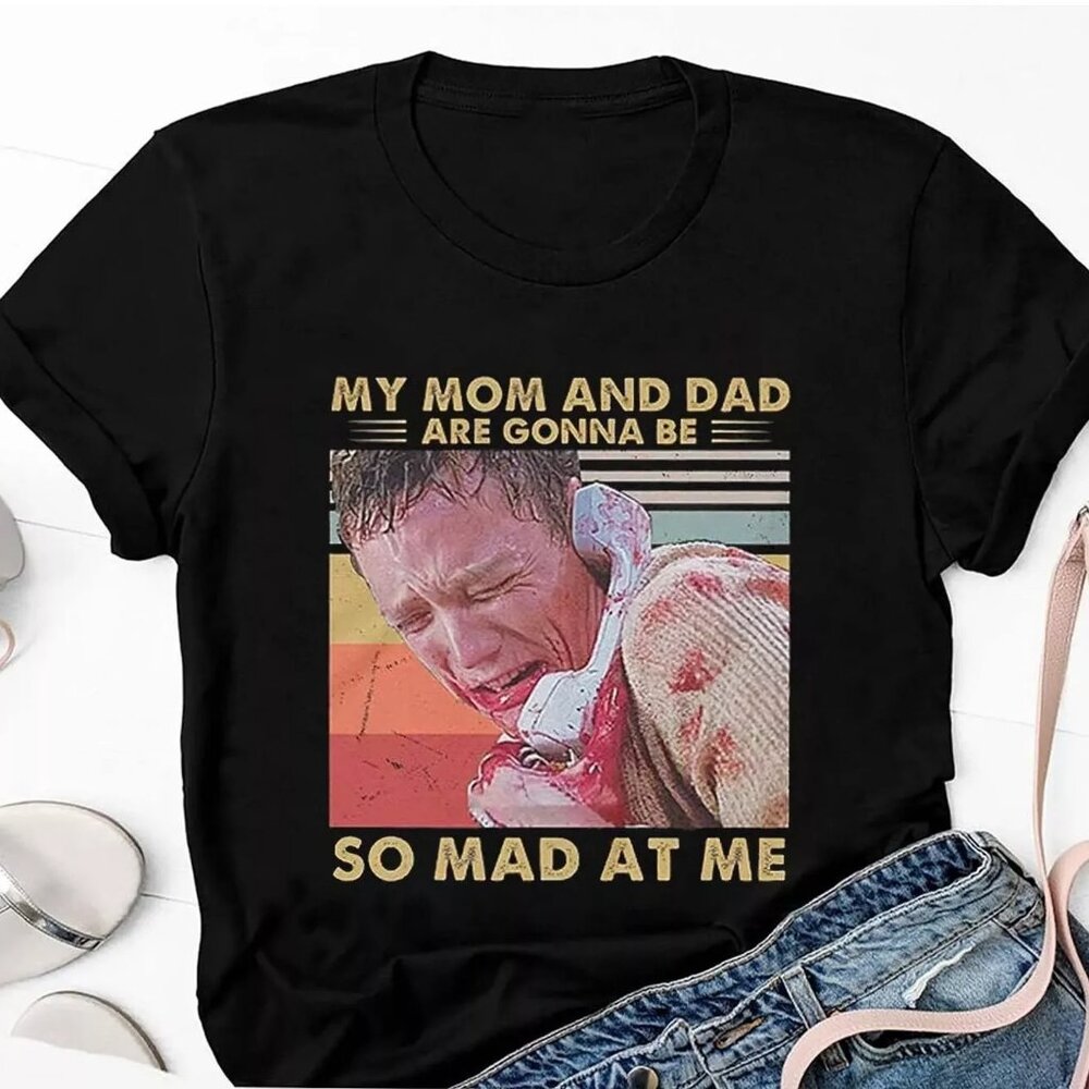 My Mom And Dad Are Gonna Be So Mad At Me Shirt Matthew Lillard Fan Scream Movi89